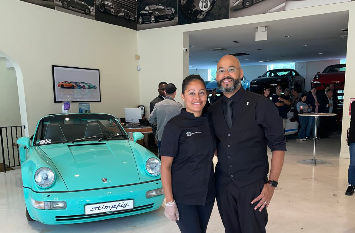 Gourmology team members in the restaurant